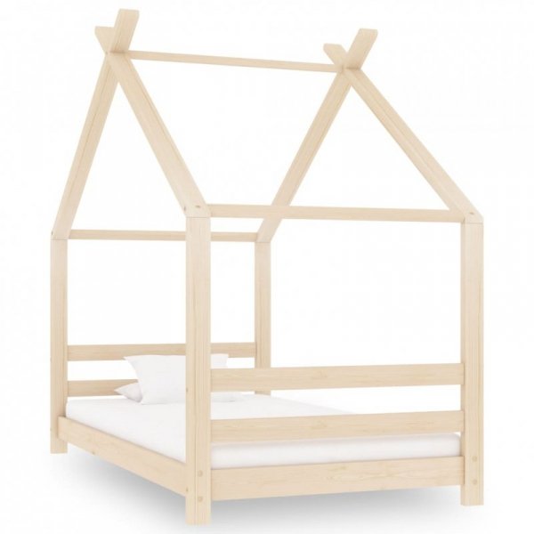 Rama łóżka dziecięcego, lite drewno sosnowe, 80 x 160 cm na raty