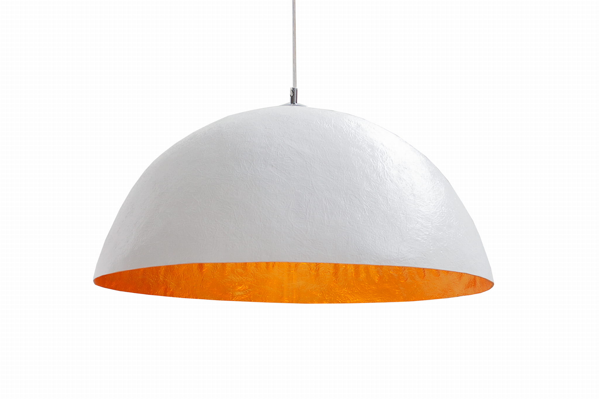 Lampa wisząca Sinus biało-złota 50 cm - tytuł obrazka Lampa wisząca Sinus biało-złota 50 cm