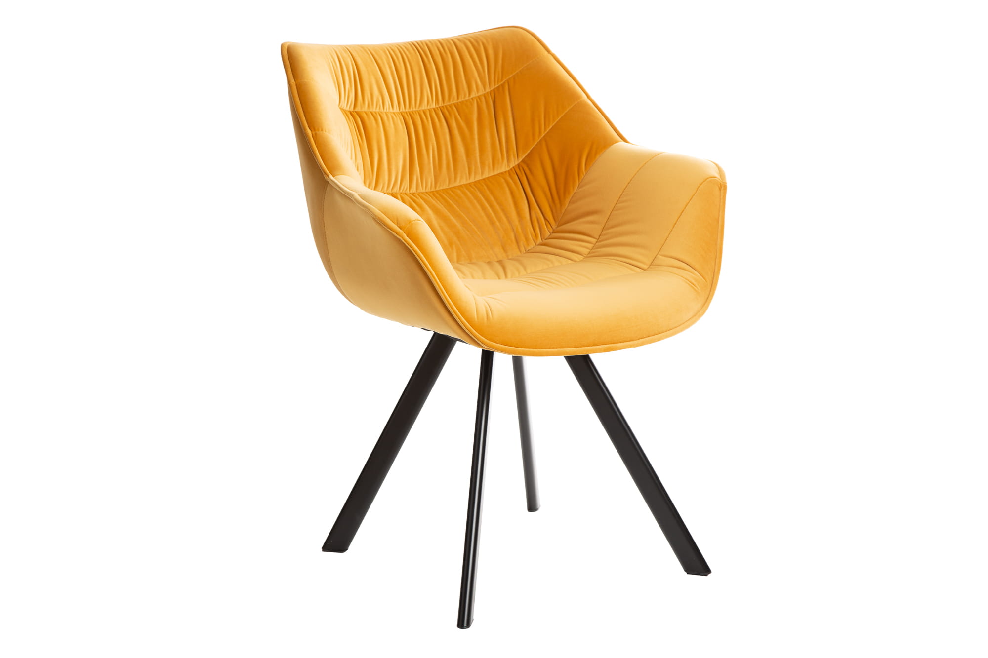 Krzesło Comfy Living musztardowy - tytuł obrazka Krzesło Comfy Living musztardowy