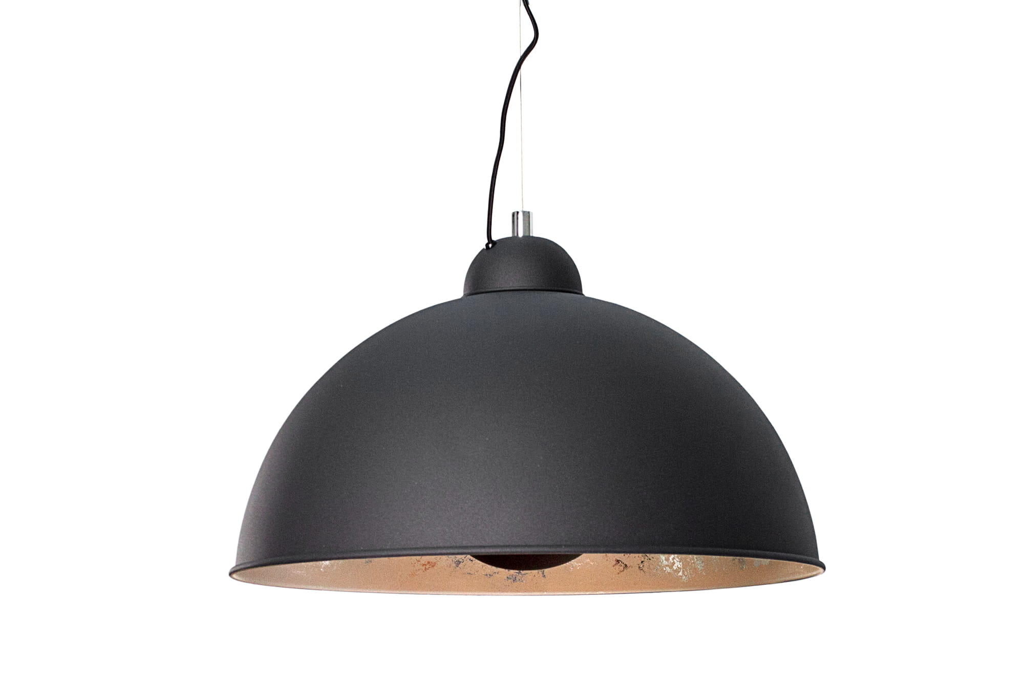 Lampa wisząca Cama czarno-srebrna - tytuł obrazka Lampa wisząca Cama czarno-srebrna