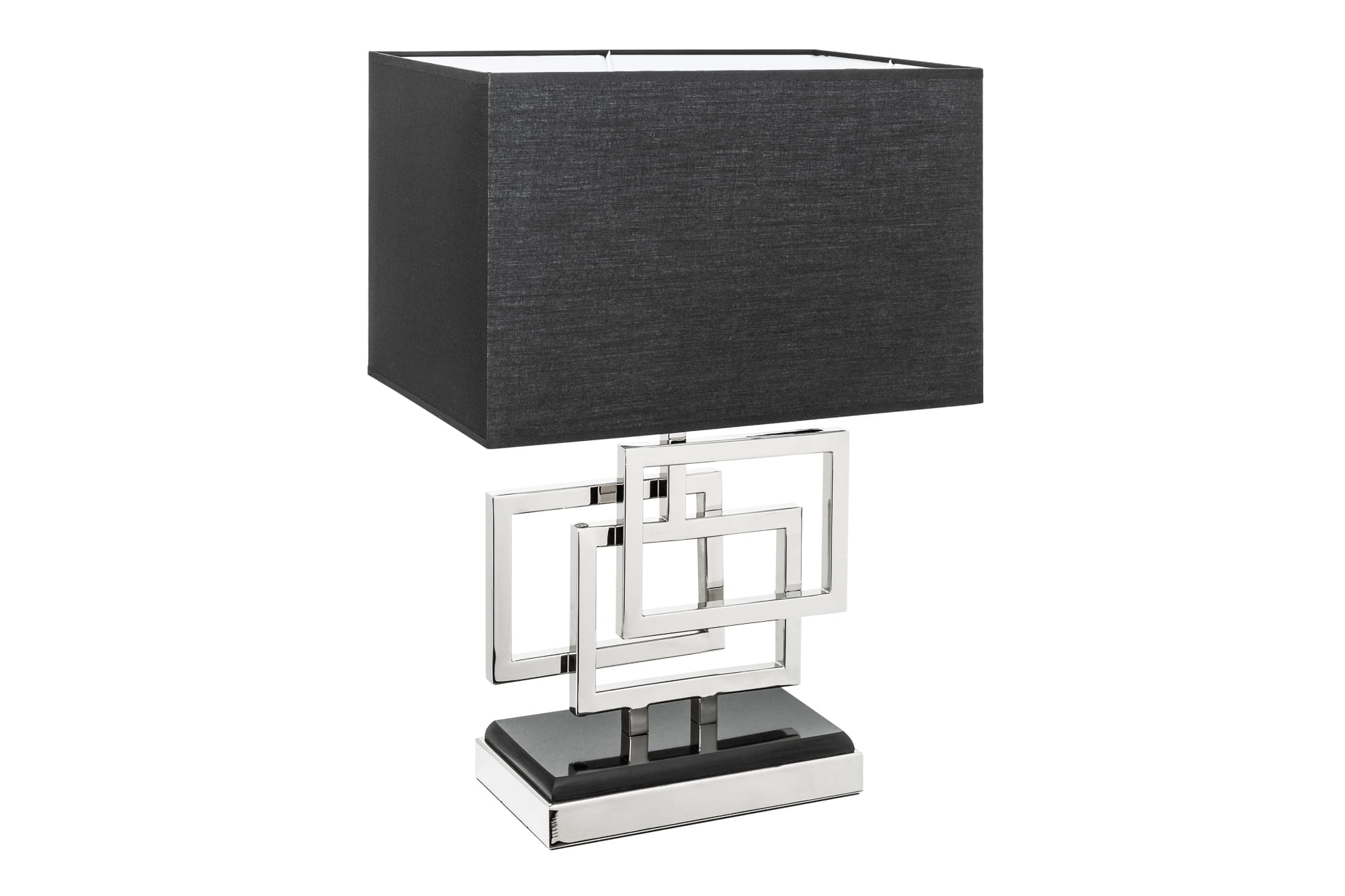 Lampa biurkowa Leonor 56 cm srebrna - tytuł obrazka Lampa biurkowa Leonor 56 cm srebrna