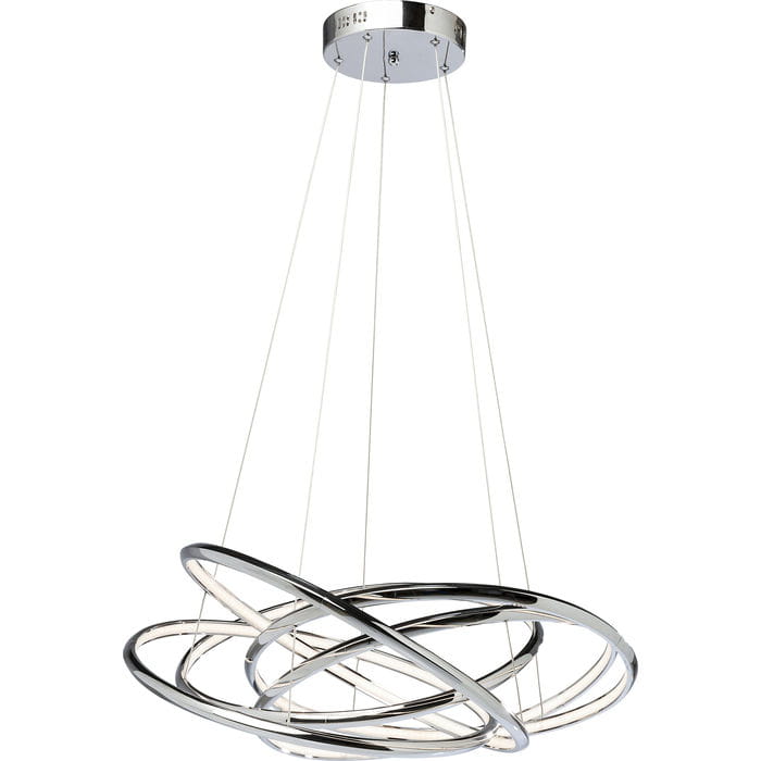 Lampa wisząca Saturn LED Chrome Big Kare