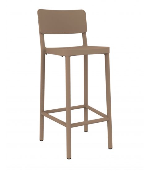 Hoker Lisboa High Stool Sand Resol - tytuł obrazka Hoker Lisboa High Stool Sand Resol