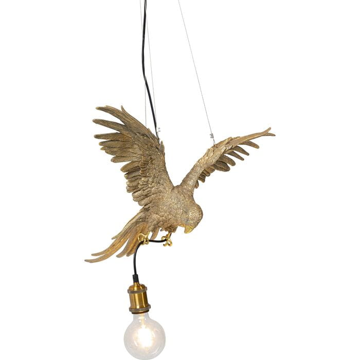 Lampa wisząca Animal Parrot złota – Kare