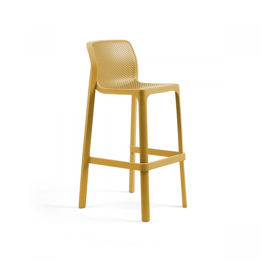 Nardi Hoker Net Stool żółty - tytuł obrazka Nardi Hoker Net Stool żółty