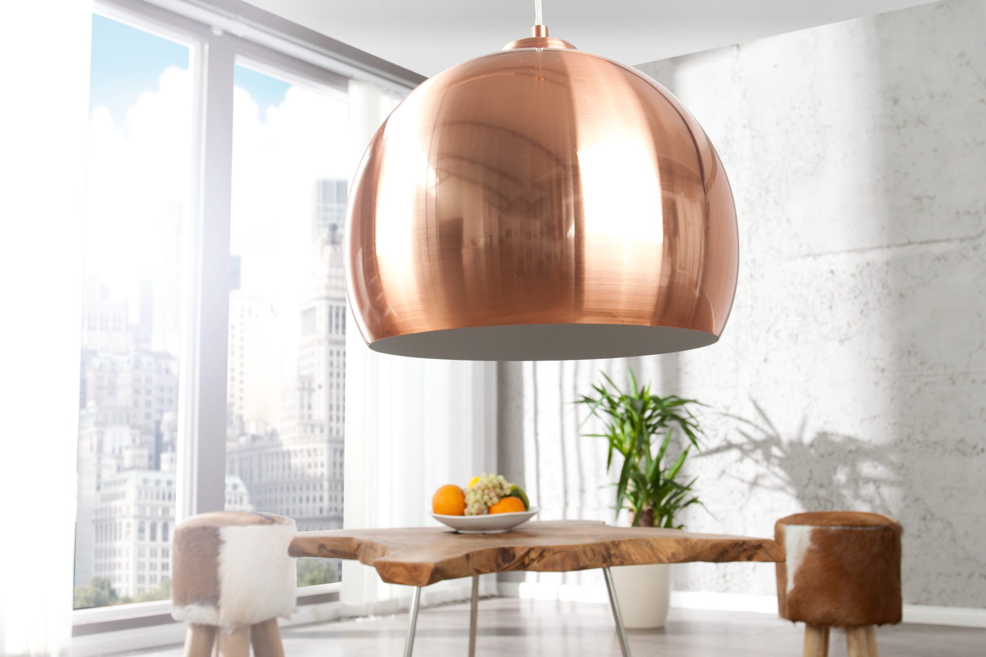 Lampa wisząca Cool miedź - tytuł obrazka Lampa wisząca Cool miedź
