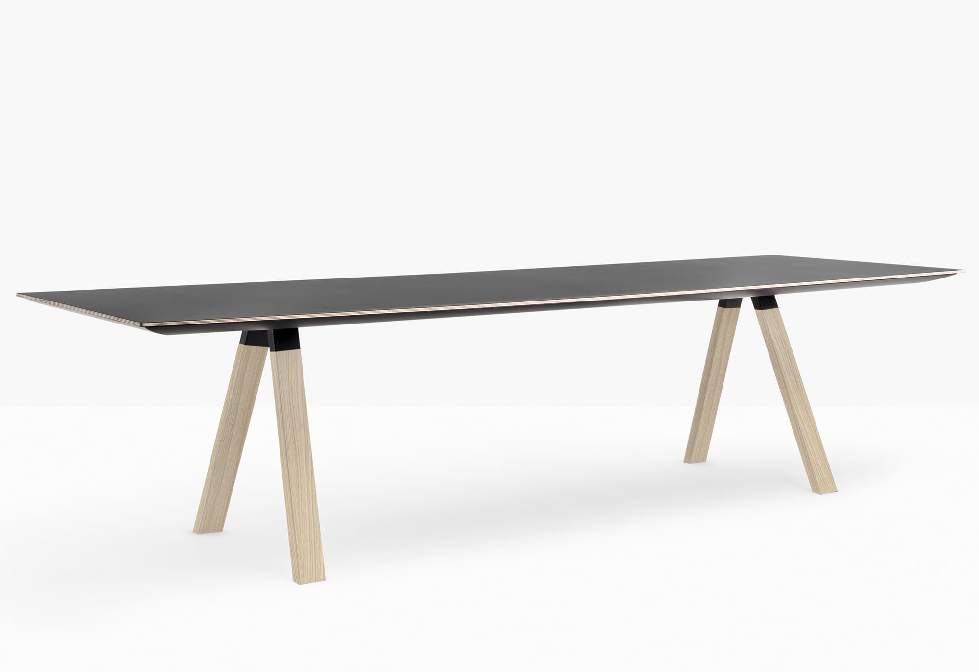 Pedrali Stół Arki Wood 300x100 cm NE Czarny - tytuł obrazka Pedrali Stół Arki Wood 300×100 cm NE Czarny
