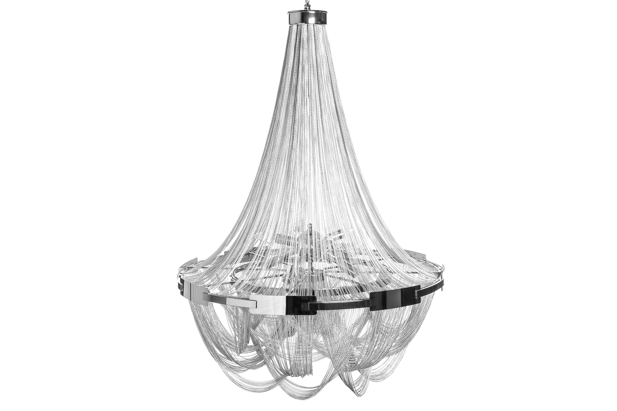 Lampa wisząca Royal 70 cm srebrna - tytuł obrazka Lampa wisząca Royal 70 cm srebrna