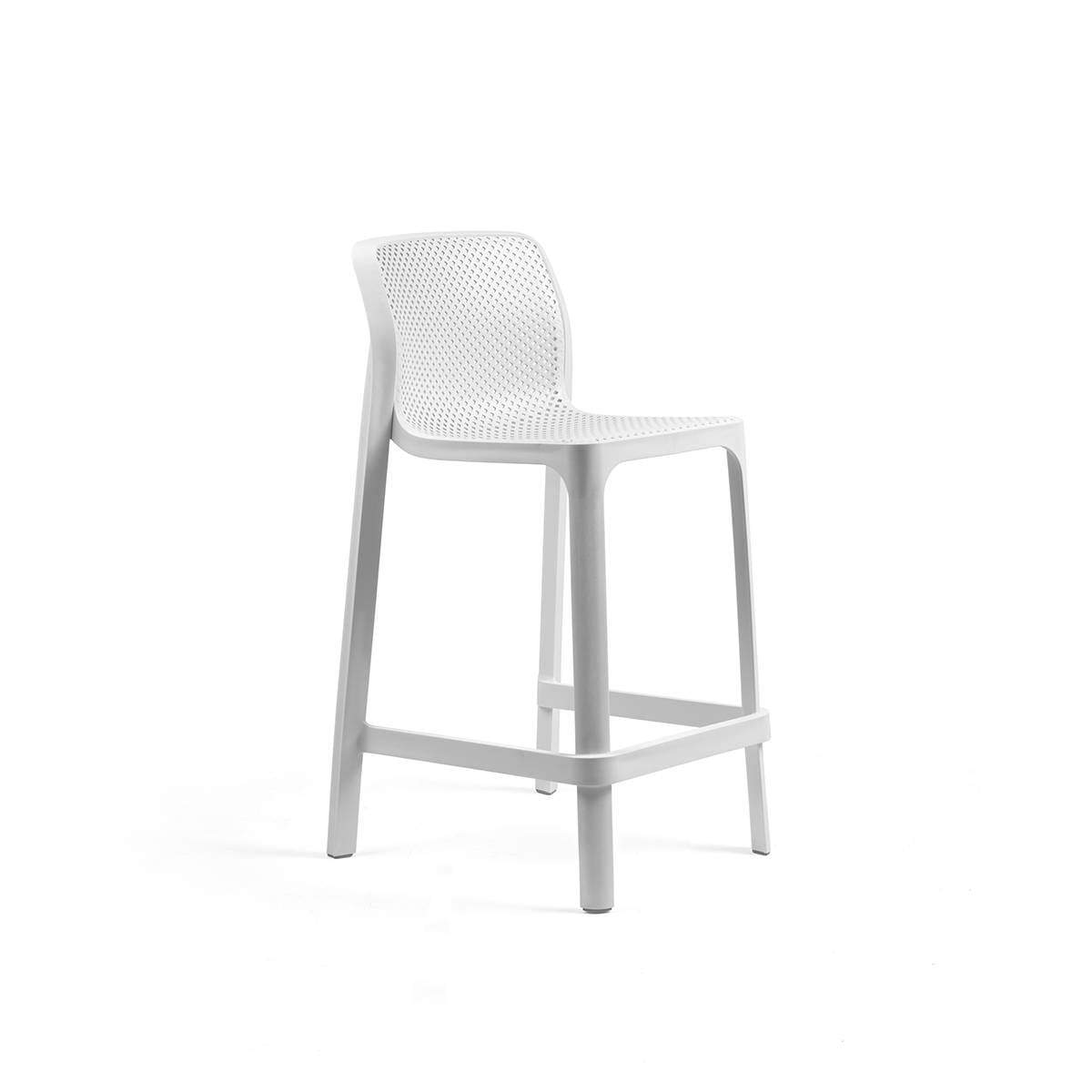 Nardi Hoker Net Stool Mini biały - tytuł obrazka Nardi Hoker Net Stool Mini biały