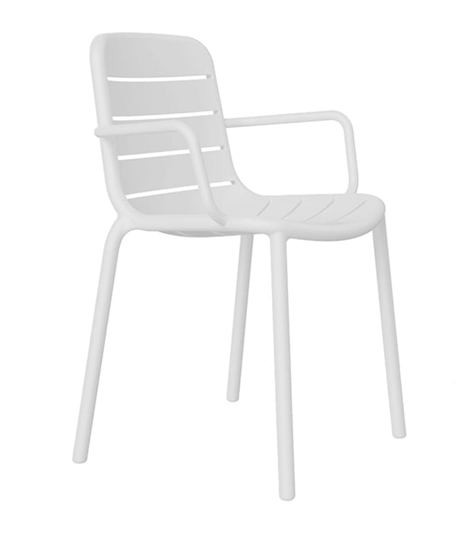 Krzesło Gina Arm Bianco Resol - tytuł obrazka Krzesło Gina Arm Bianco Resol