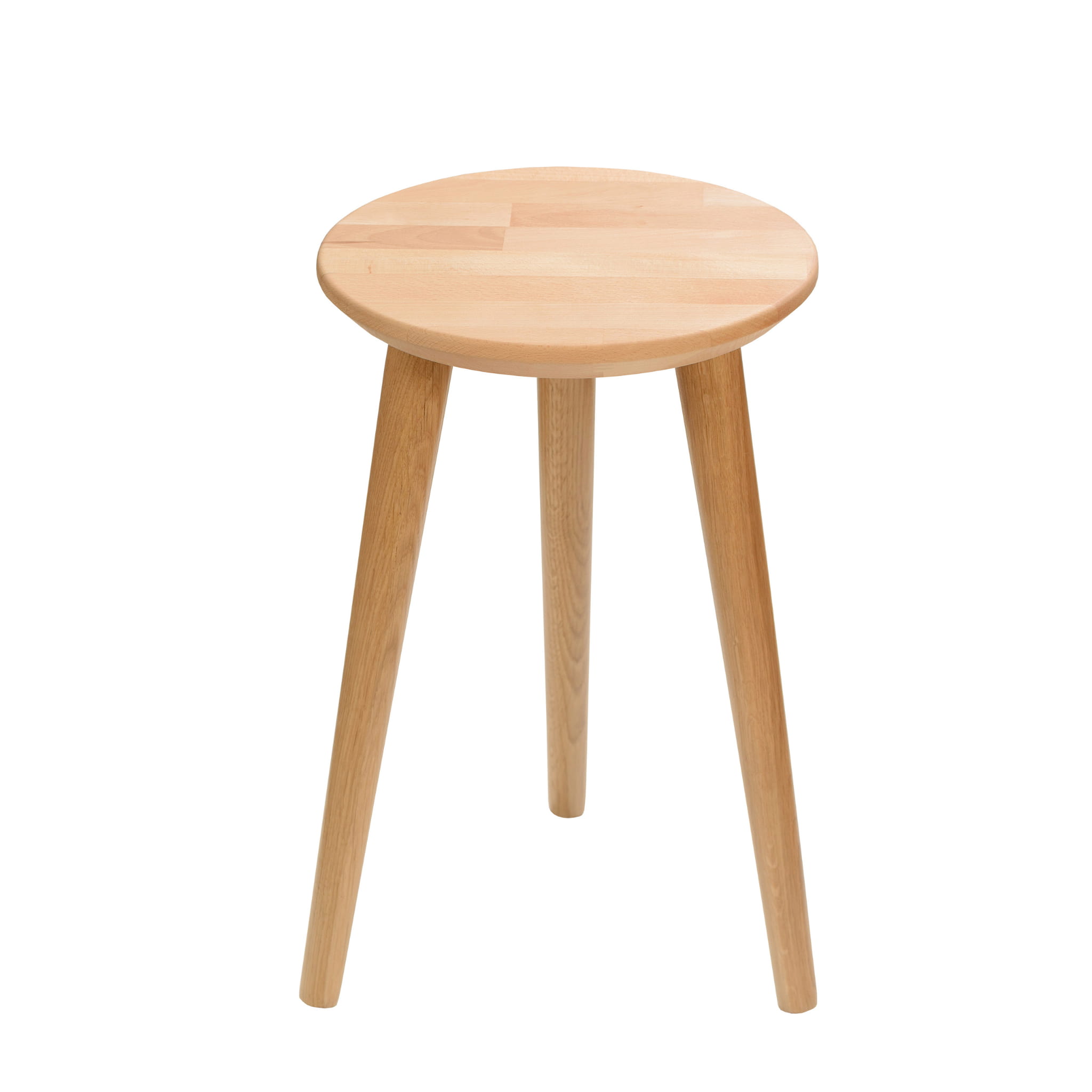 Moon Wood Taboret Natural 30 cm dębowe nogi - tytuł obrazka Moon Wood Taboret Natural 30 cm dębowe nogi