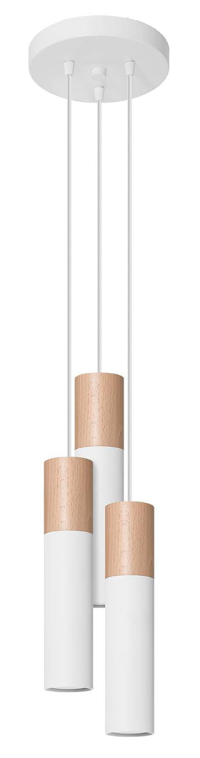 Lampa wisząca Pablo 3P biała