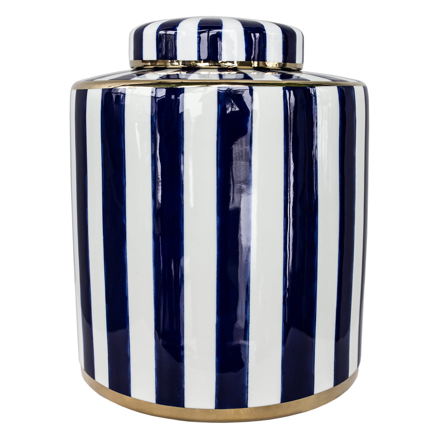 Waza Stripes Biało-Granatowa 22x25cm