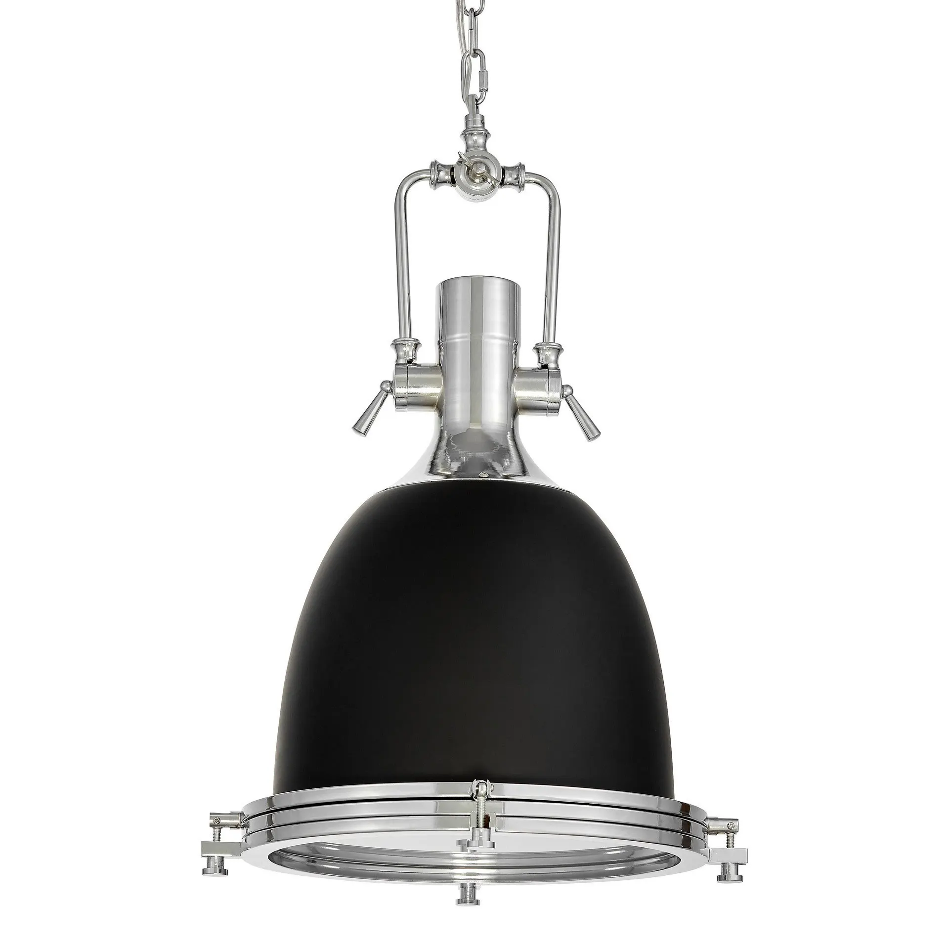 Lampa Sufitowa, Wisząca Balta Czarny 38x38x50cm - tytuł obrazka Lampa Sufitowa, Wisząca Balta Czarny 38x38x50cm
