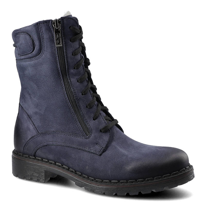Botki SIMEN 08237 S1680 Granat rozmiar 39
