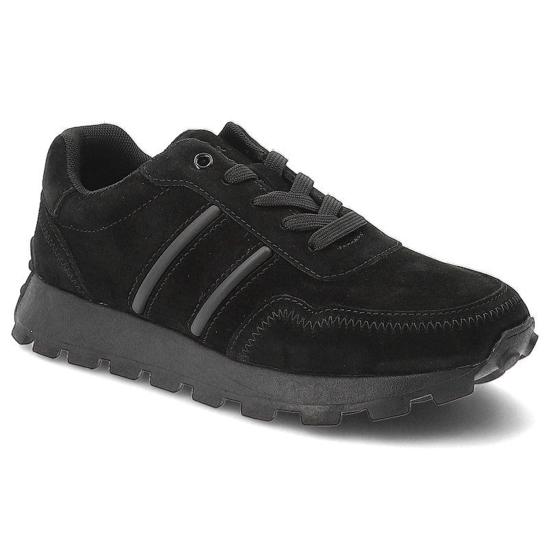 Sneakersy damskie D&A Premium w sportowym stylu z klasycznym sznurowaniem dekoracyjnymi przeszyciami i wyprofilowaną pod...