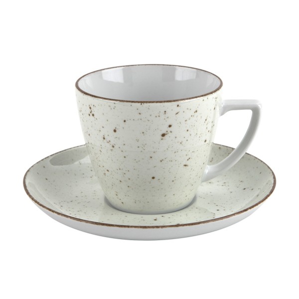 Filiżanka 350 ml ze spodkiem Boss Beż