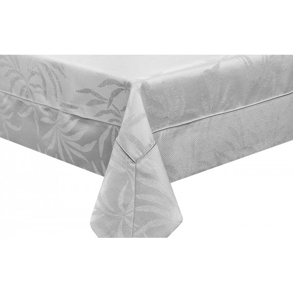 Obrus POLONIA 140/230 cm white silver