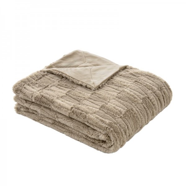 Koc futrzany 150x200 cm Bugatti IB3793-300 beżowy