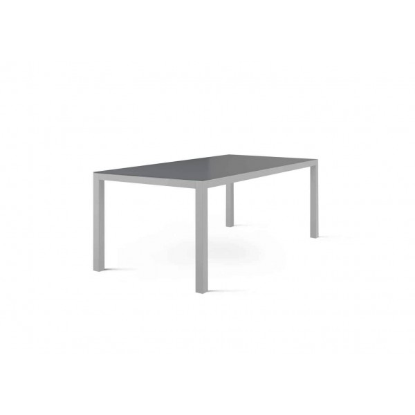 Stół ogrodowy OVIEDO szary 200x100cm