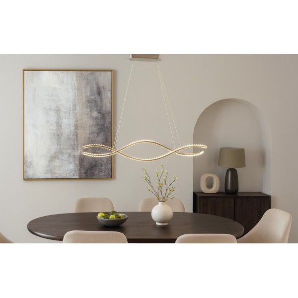 Lampa SPARK WAVES PENDANT 150 CCT DIMM + REMOTE CONTROL