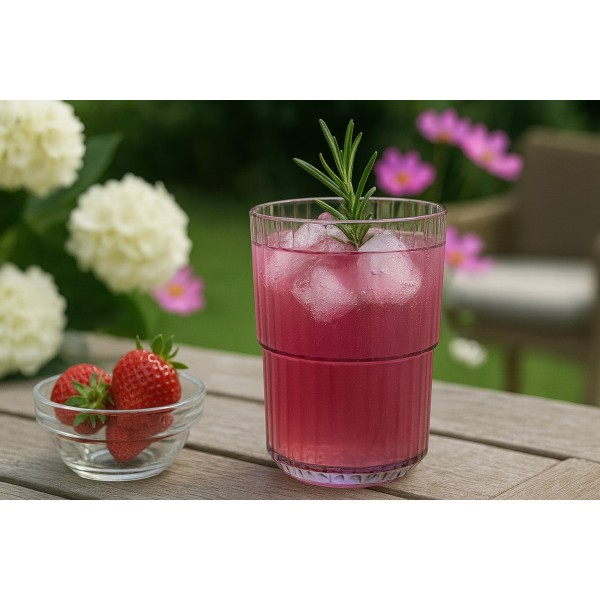 Szklanka nietłukąca 300 ml Linea różowa 10577