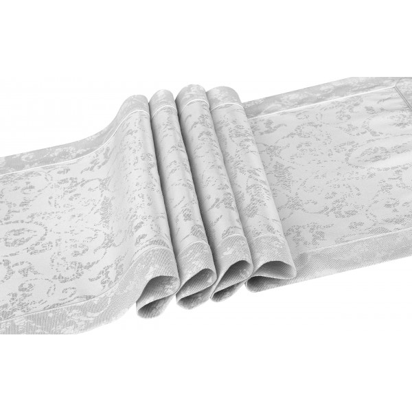 Bieżnik CRACOVIA 50x150 cm srebrny