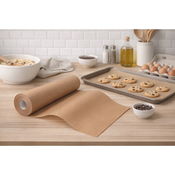 Papier do pieczenia 20 m x 38 cm KB-7903 pergaminowy