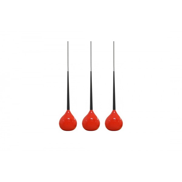 Lampa wisząca Aga 3 MD1289-3 RED