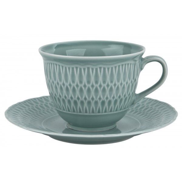 Filiżanka + spodek 250ml/16 cm Sofia Zielona