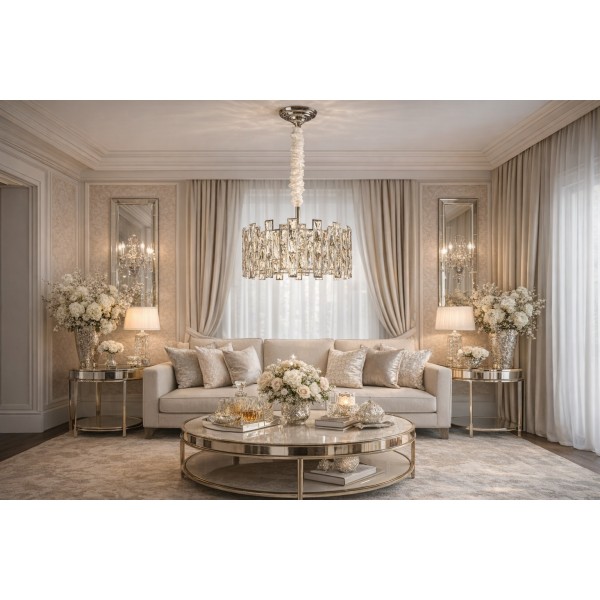 Lampa wisząca kryształowa Jewel 60215/8