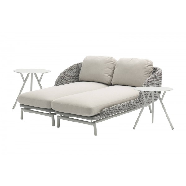 Szezlong dwuosobowy ogrodowy na taras SCOOP II