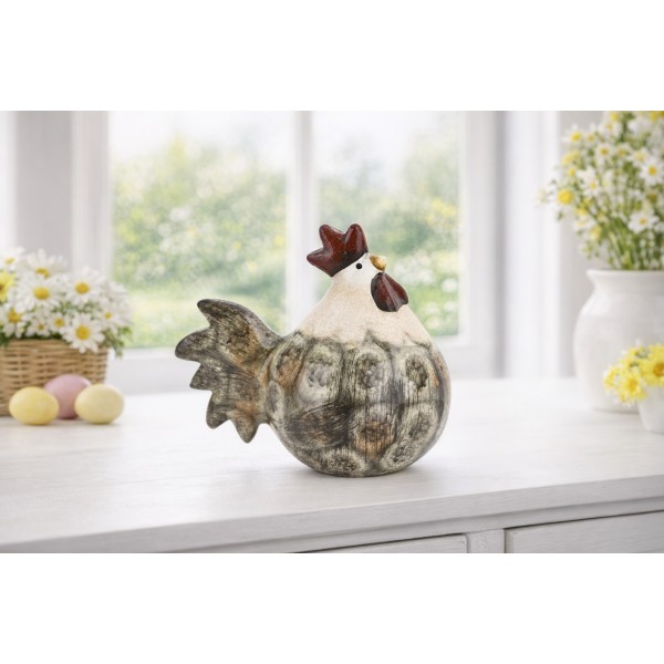 Figurka dekoracyjna Kogut 15 1 cm ceramiczny