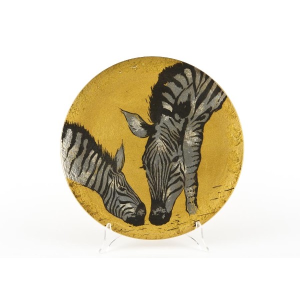 Talerz dekoracyjny 3933A Zebry 36 5 cm