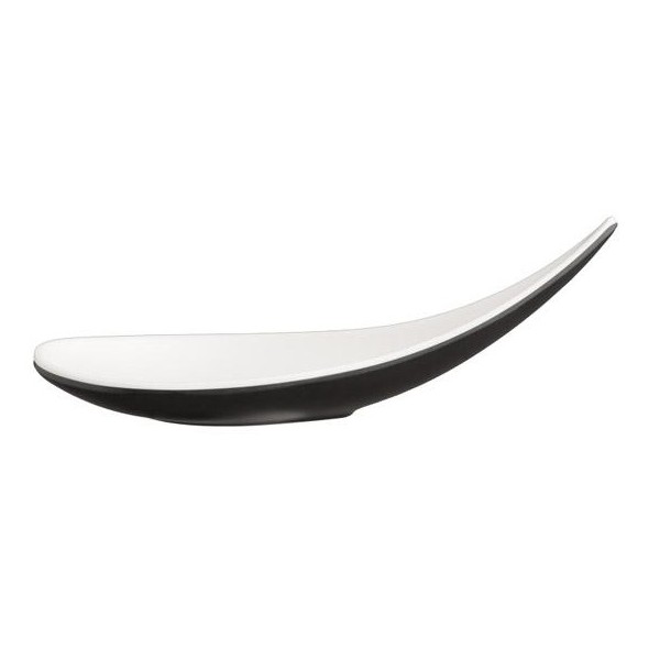 Łyżka do przekąsek z melaminy Halftone