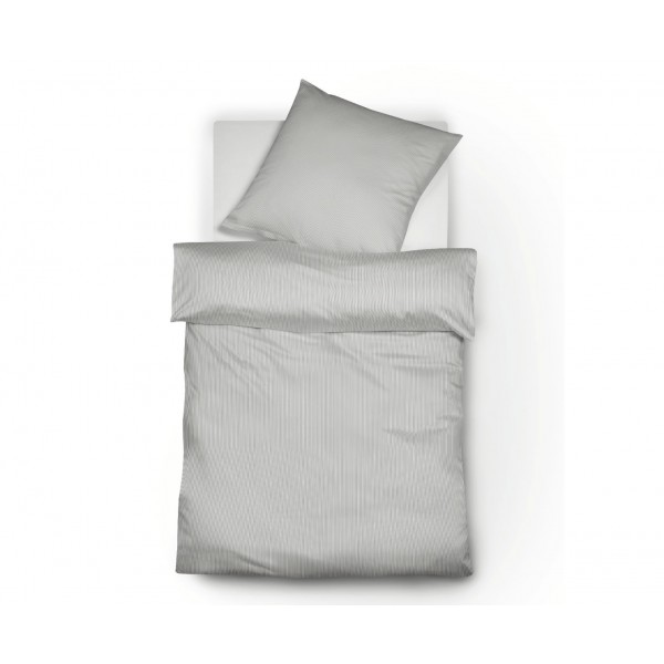 Pościel bawełniana 155x200 cm Porto 17 j. szary