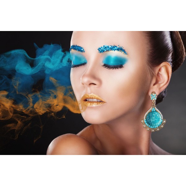 Obraz szklany 120x80 Make up