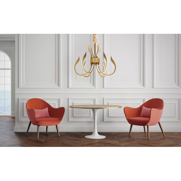 Lampa Wisząca Opticus MD 8602-6 Gold