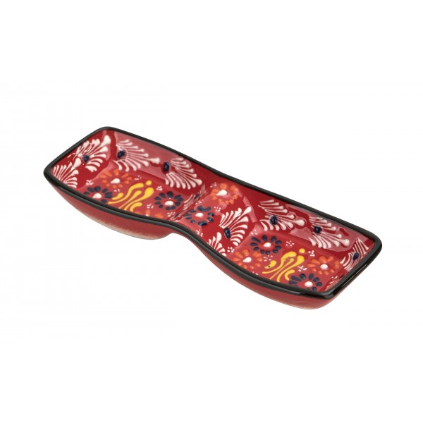 Dip podwójny ceramiczny Oriental Red