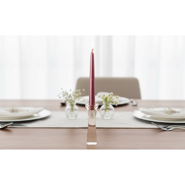 Świecznik szklany 16 cm CX1227