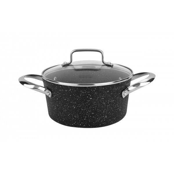 Garnek z pokrywką 20 cm na indukcję Alu Crossroad