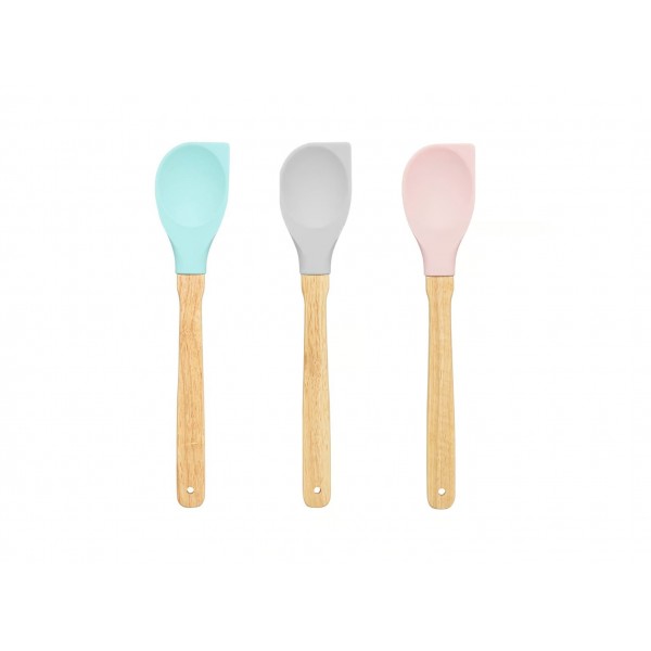Silikonowa łyżka kuchenna z rantem Alice mix kolorów