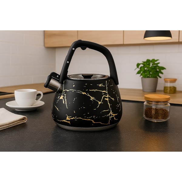 Czajnik tradycyjny 2 3 L Tower Marble czarny