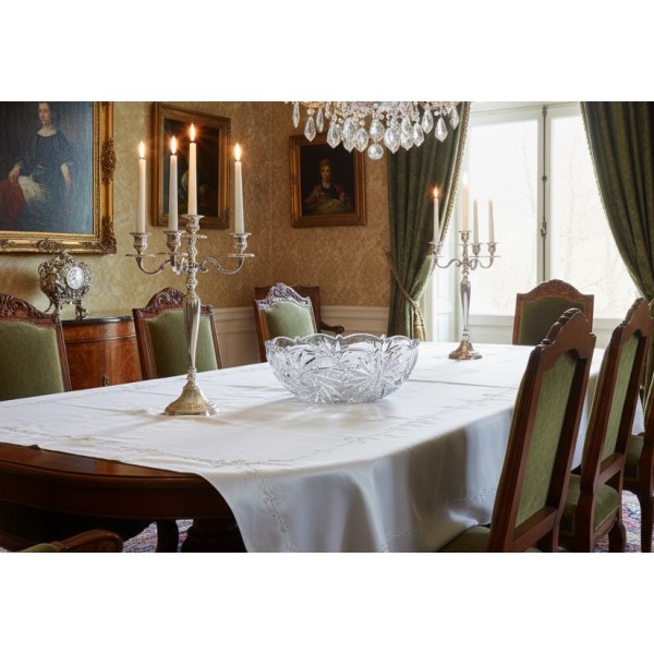 Salaterka kryształowa 22 cm Nova Old Pinwheel