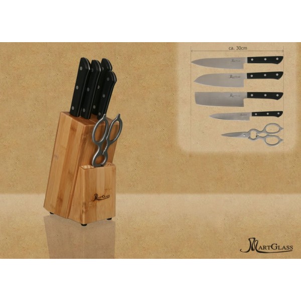 Blok z nożami - 5 części