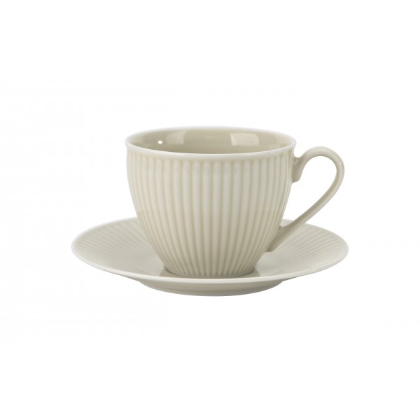 Filiżanka 320 ml + spodek Dalia Kremowa