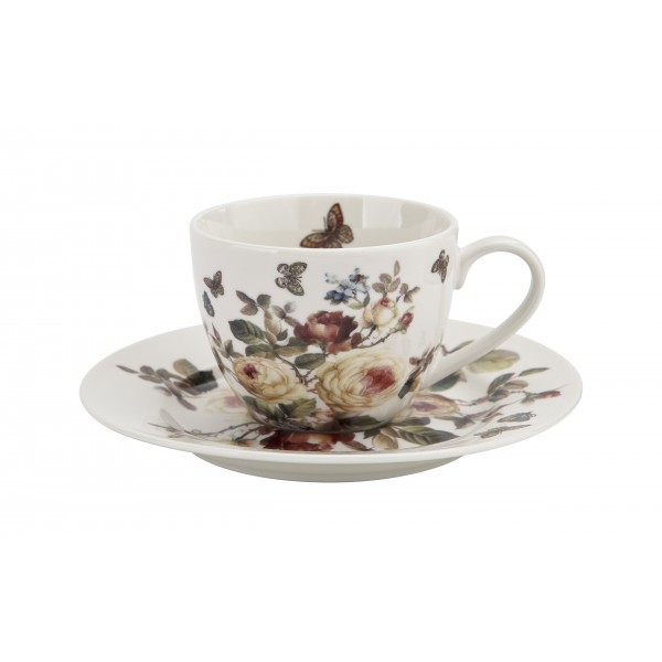 Kpl. 2 filiżanek ze spodkami Zahra 90 ml