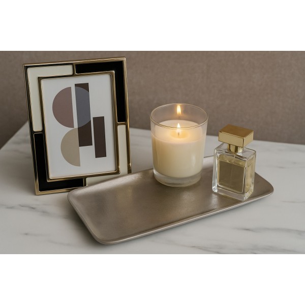 Taca aluminiowa ozdobna 30 5 cm 170778