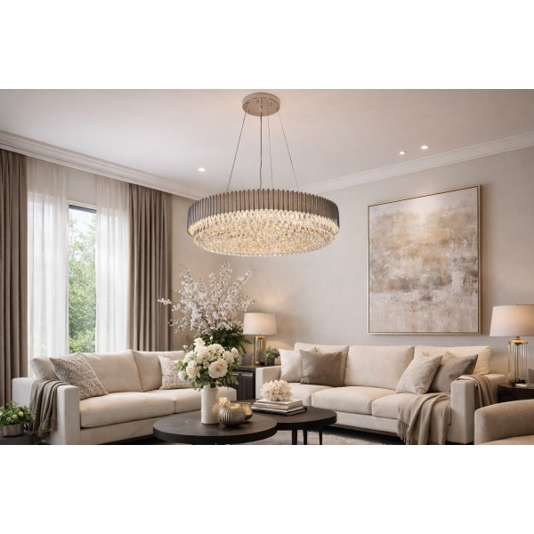 Lampa wisząca kryształowa Gold Stic 60181/32