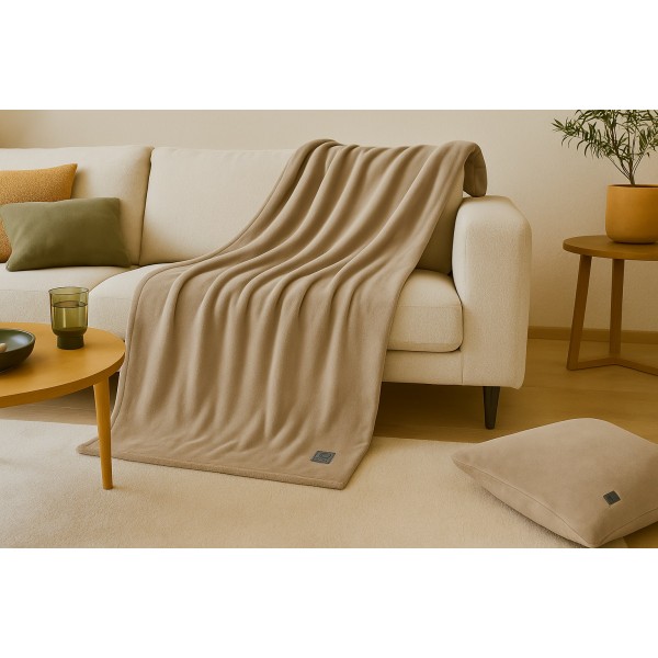 Koc 150x200 cm Kuschelsoft 3638-350 beżowy